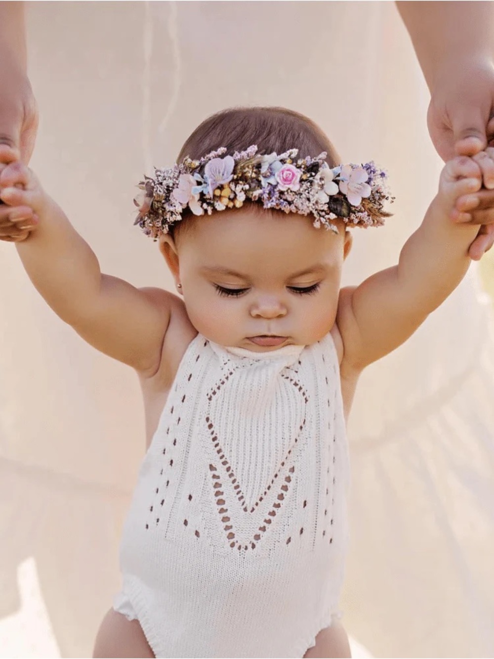 Baileys Blossoms Drake Crochet Halter Romper